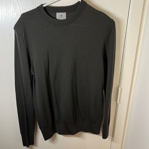 H&M Grey Slim Fit Medium Sweater Long Sleeve